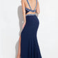 Rachel Allan - Lace Jersey Two-piece Gown