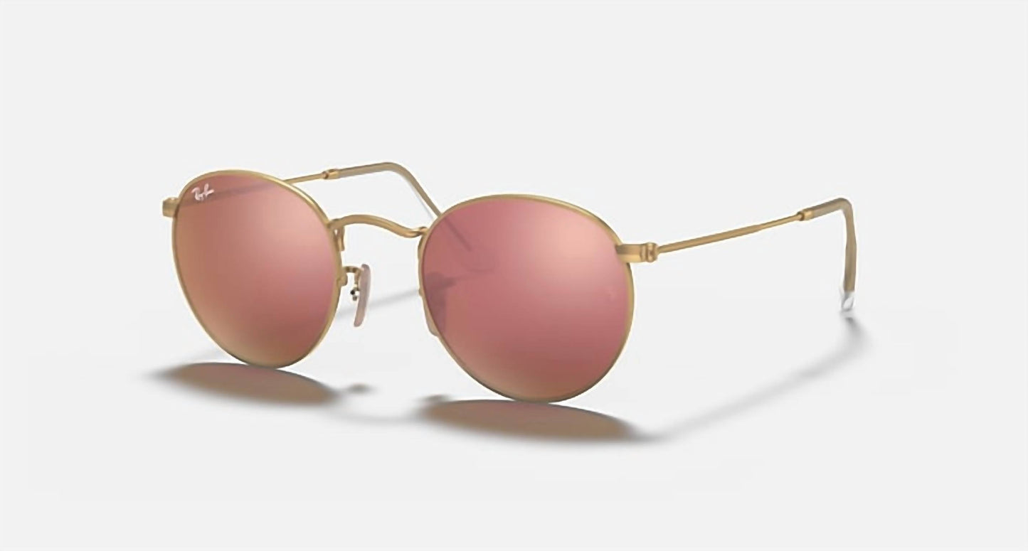 Ray Ban - Round Flash Lenses Large Non Polarized Sunglasses Rb3447 112/z2