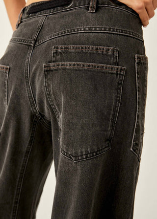 Free People - Moxie Low Slung Pull On Jeans