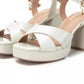 Xti - WOMEN'S HEELED PLATFORM SANDALS