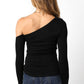 Olivaceous - Gigi Asymmetrical Top