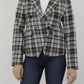 Dolce Cabo - Plaid Double Breasted Blazer