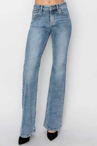 Risen - Full Size Mid Rise Bootcut Jeans