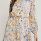 Entro - Long-sleeved Print Dress