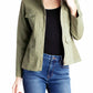 Kensie - Zipper Front Utility Jacket With Pockets