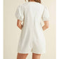Cloud Ten - Front Tie Romper