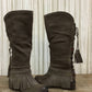 Naughty Monkey - Women's Zarape Fringe Boots