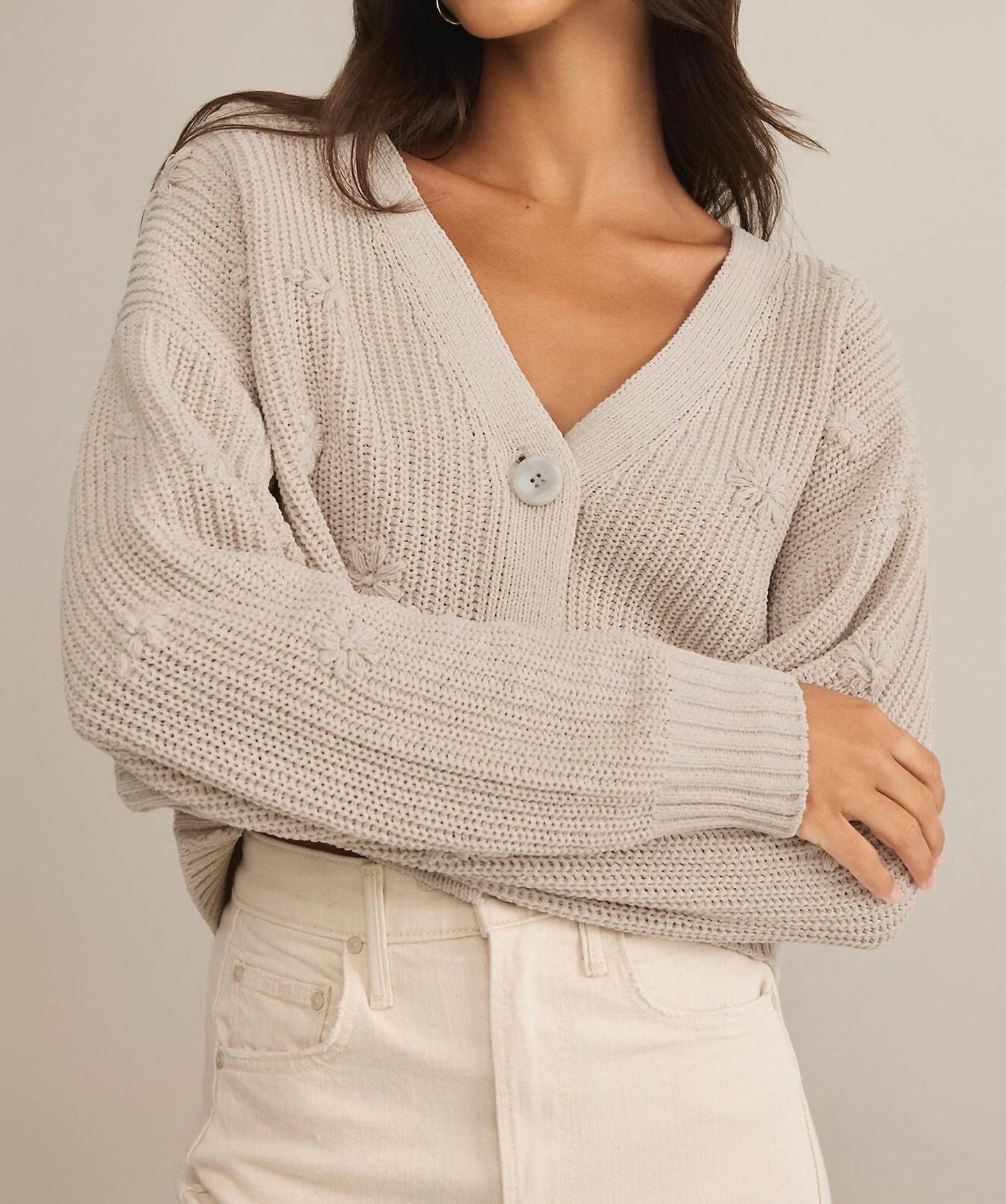 Z Supply - Fleur Cropped V-neck Cardigan