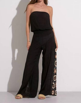 Elan - Panama Wide Leg Jumpsuit