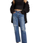 Moussy - Gulfport Wide Straight Leg Jeans