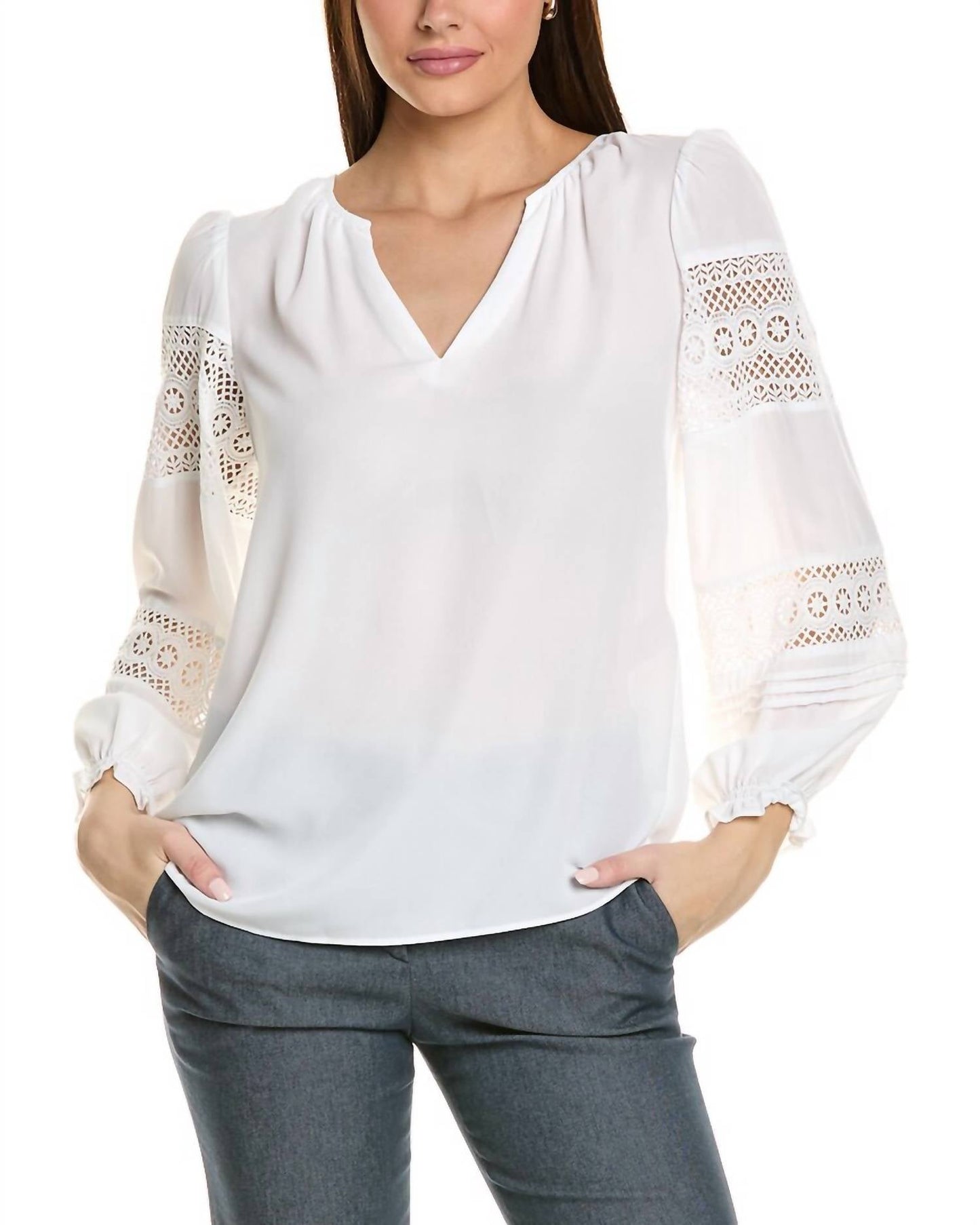 Joseph Ribkoff - Lace Insert Blouse