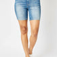 Judy Blue - High Waist Tummy Control Double Button Bermuda Shorts