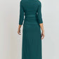 Hello Miz - Floral Faux Wrap Maternity & Nursing Maxi Dress
