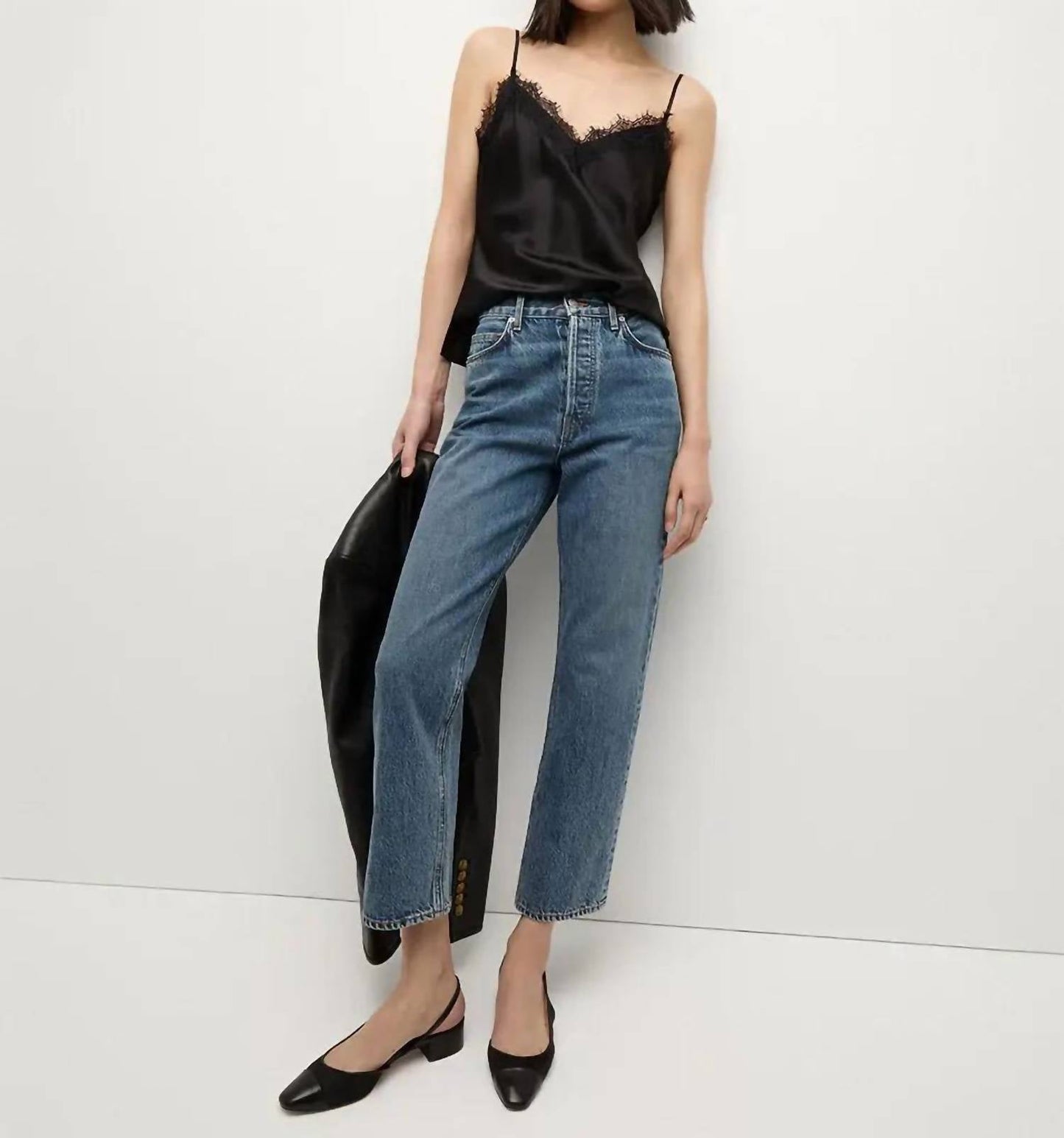 Veronica Beard - Ankle Straight Leg Jeans