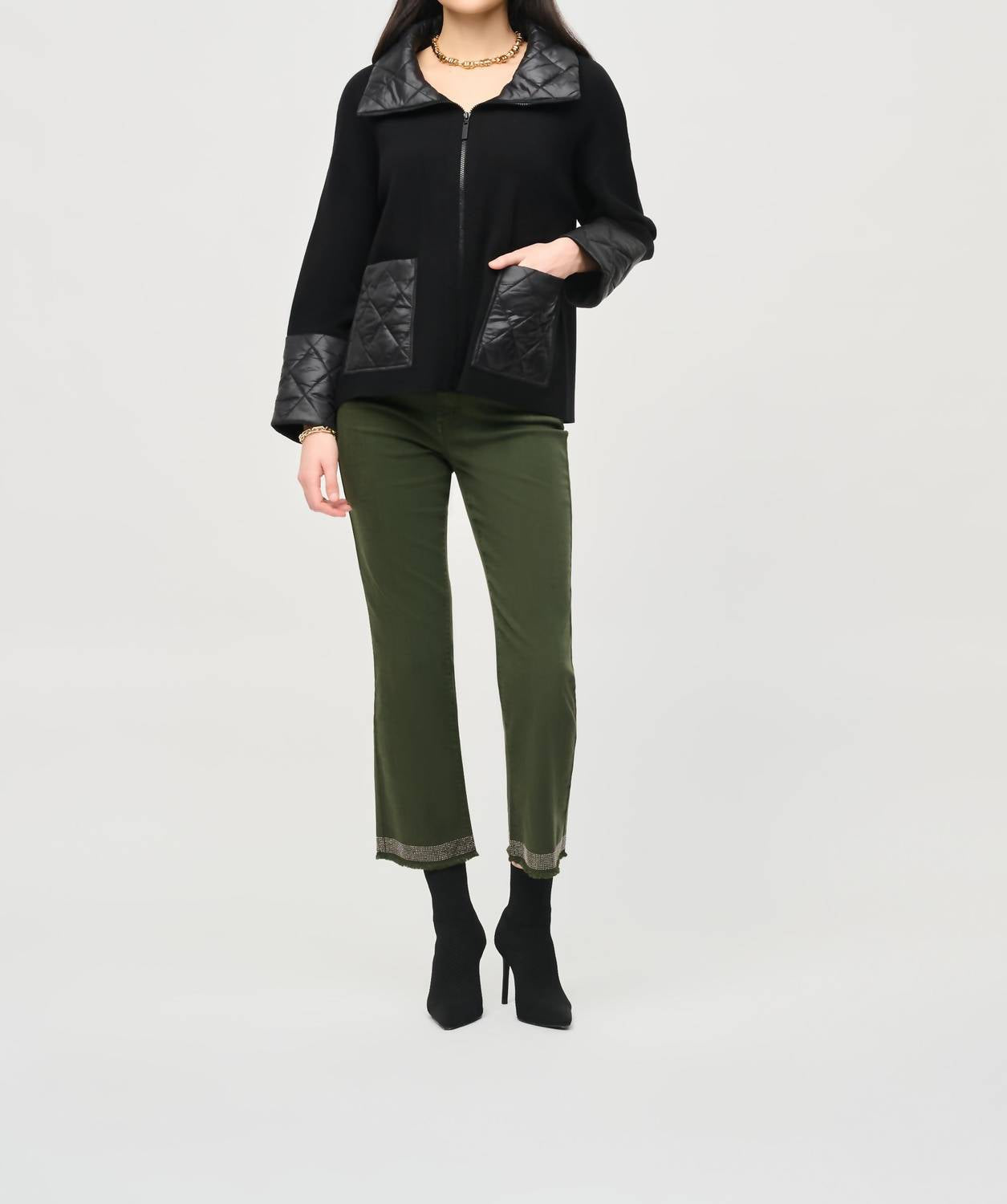 Joseph Ribkoff - Quilted Casual Everyday Jacket