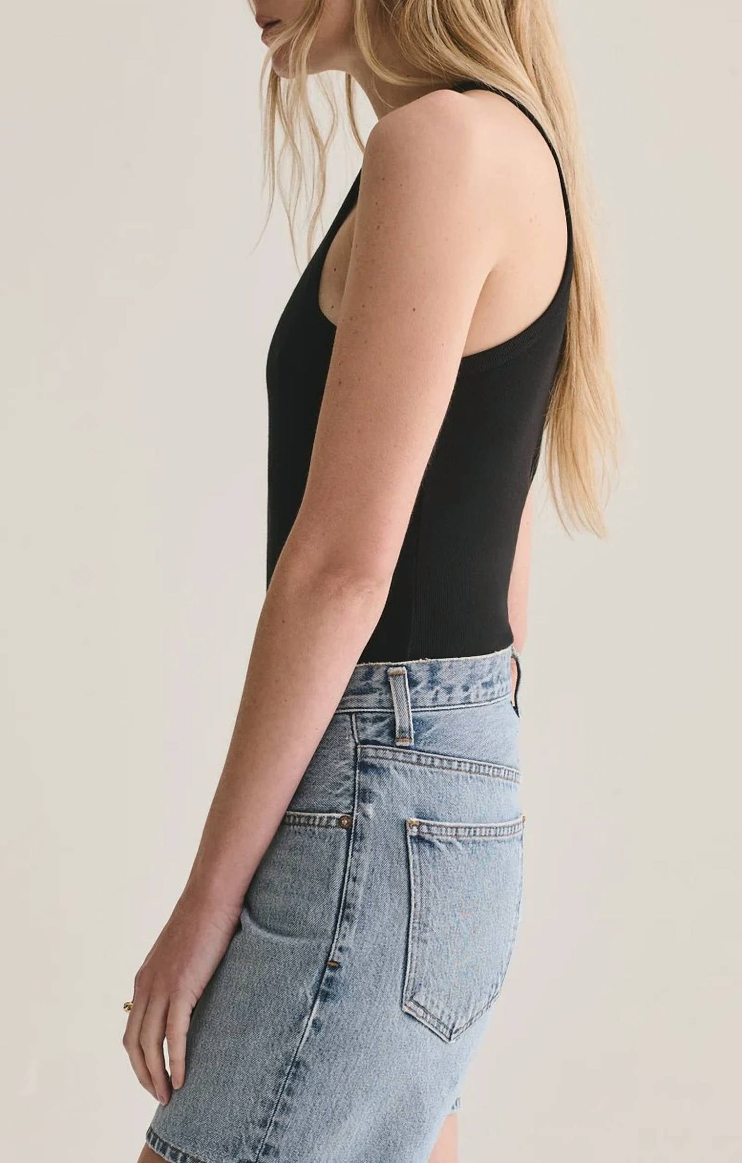 Agolde - Rianne High Neck Racerback Bodysuit