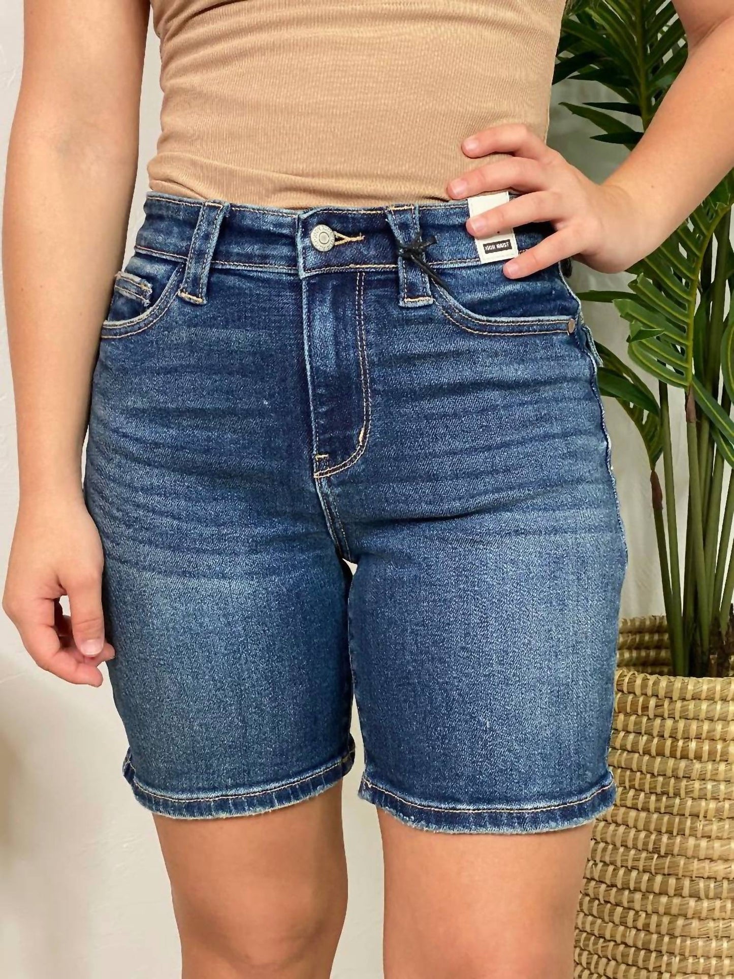 judy-blue-dark-bermuda-shorts