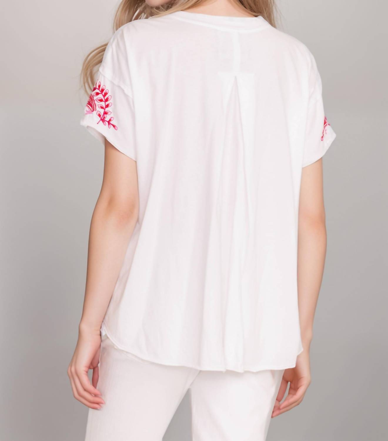 Johnny Was - Cassia Raw Detail Swing Tee - Plus