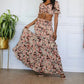 Little Secret Of Mine - Women's Ruffle Maxi Skirt Set
