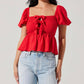 Astr - Darlene Bow Top