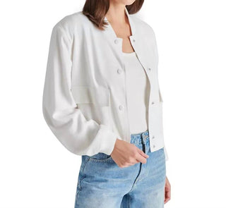 Steve Madden - Ardine Linen-blend Bomber Jacket