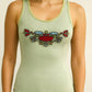 Paparazzi - Sleeveless Top With Embroidery & Beaded Works