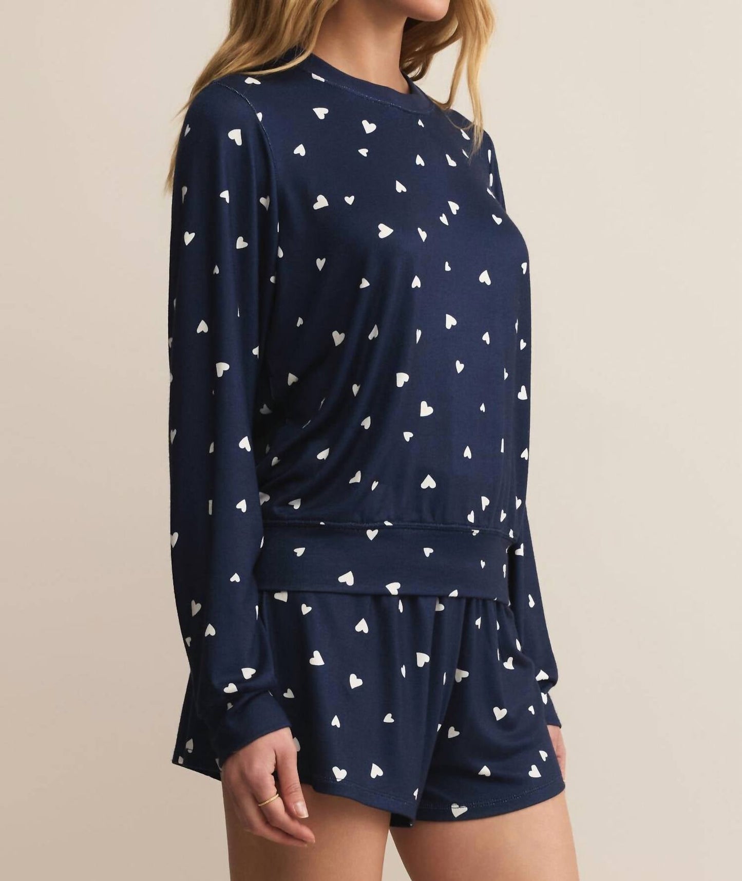 Z Supply - Classic Heart Long Sleeve Tee