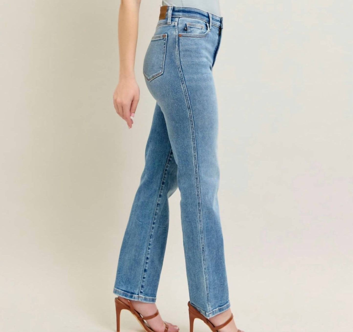 Judy Blue - High Waist Vintage Wash Straight Jeans