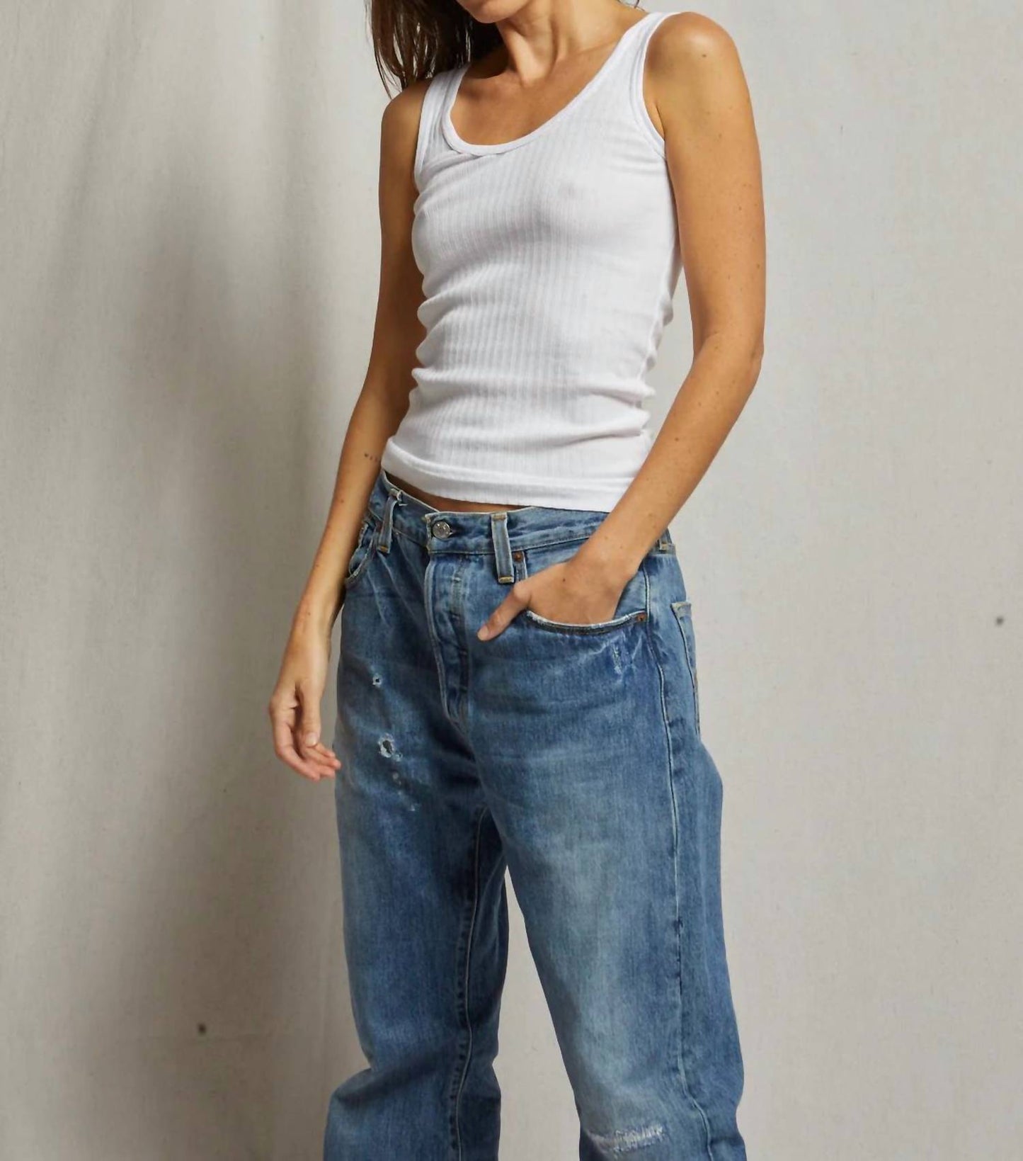Project Social T - Ella Ribbed Tank Top
