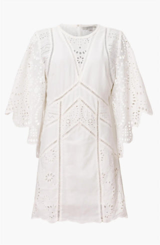 Allsaints - Luci Eyelet Embroidered Minidress