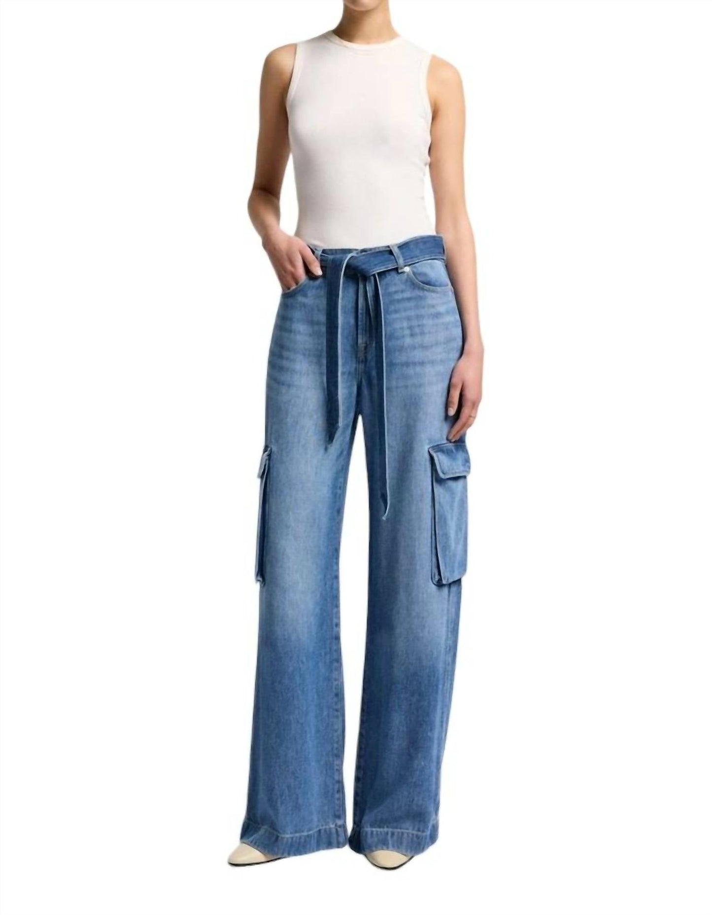 7 For All Mankind - Cargo Palazzo Pants