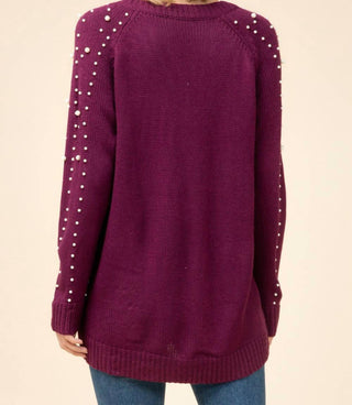 Entro - Pearl Embellished Sweater
