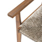 Durable Outdoor Dining Chair Set with Acacia Wood Frame and Wicker Seat