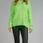 Elan - Crew Neck Cable Sweater