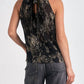 Elan - Valerie Sleeveless Tie Neck Blouse