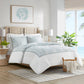 Duvet Cover Mini Set White Full/Queen