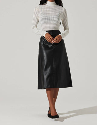 Astr - Lida Open Knit Top