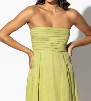 Lusana - Talia Linen Maxi Dress