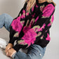 143 Story - Finnegan Fuzzy Flower Sweater