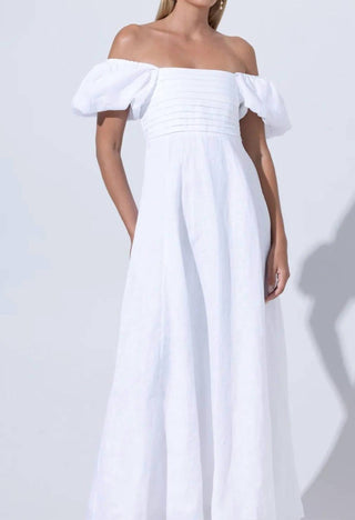 Lusana - Amy Linen Maxi Dress