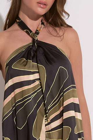 Elan - Leigh Halter Maxi Dress