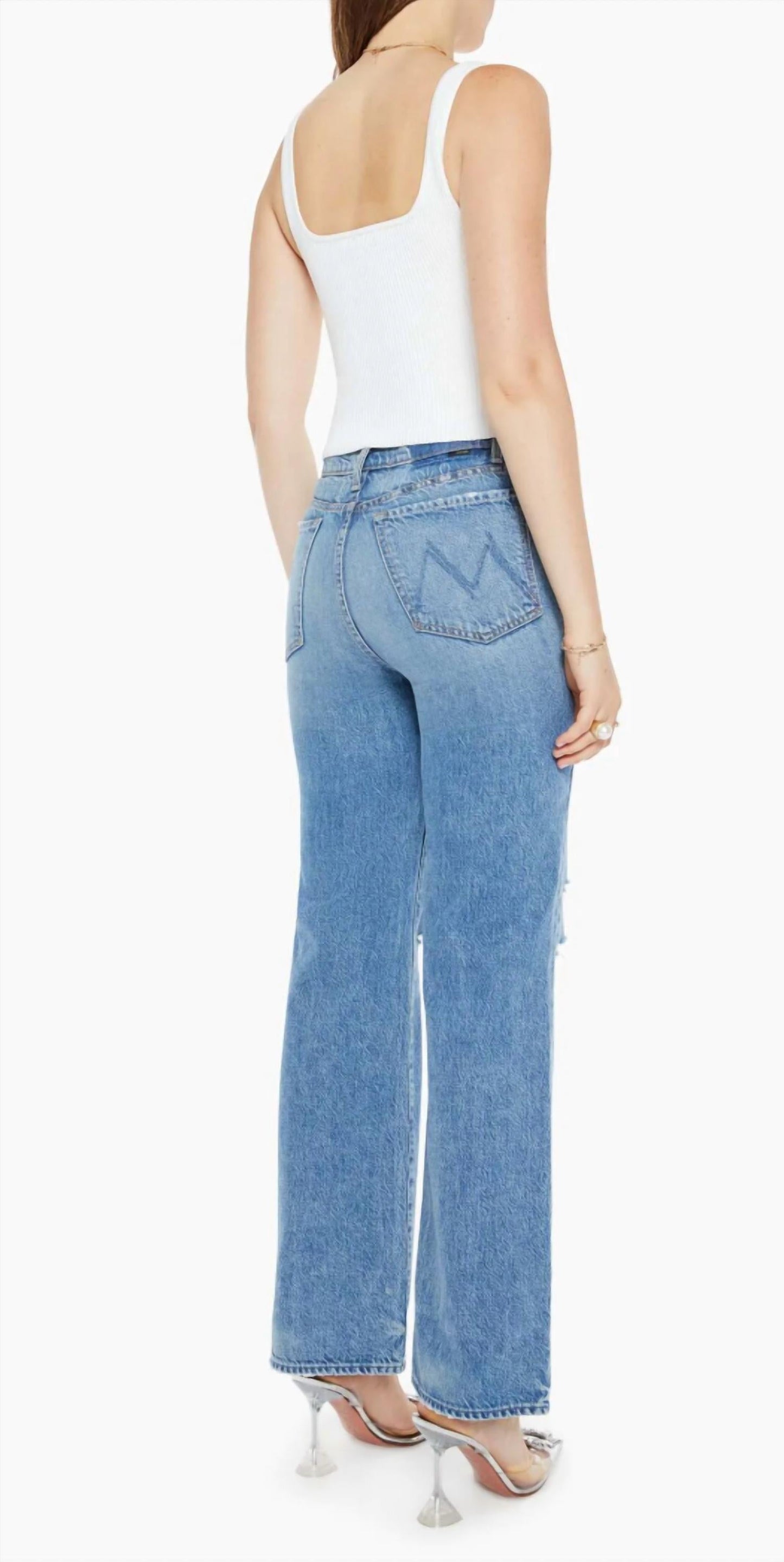 Mother - The Rambler Sneak High-waisted Pants