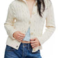 Free People - Cable Collar Cardigan