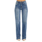 Risen - High Rise Long Straight Jeans