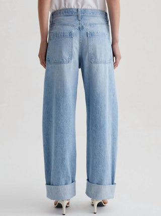 Ag Jeans - Mercer Cuffed Barrel-leg Jeans