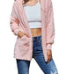 Double Take - Full Size Teddy Hooded Jacket with Pockets
