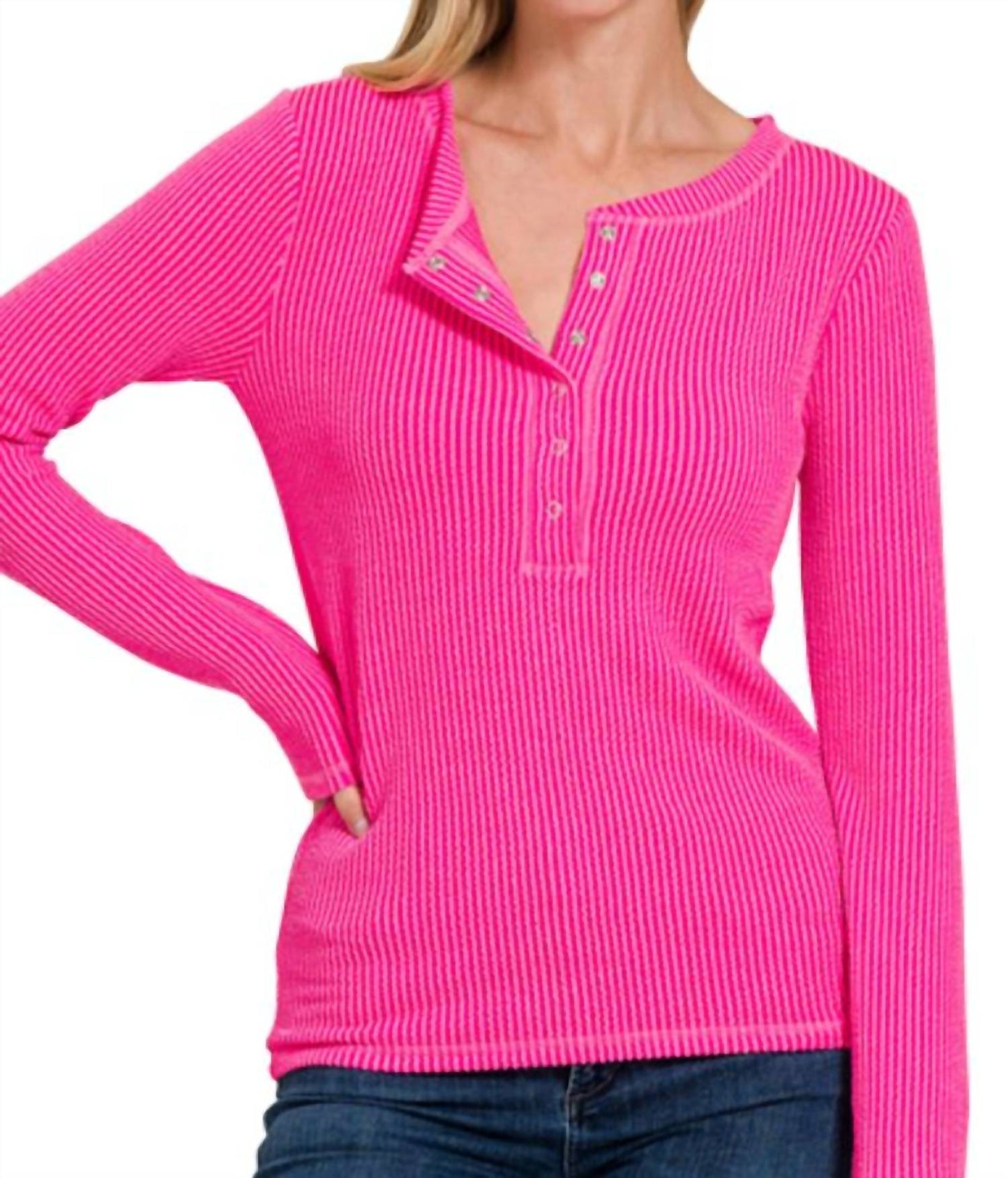 Zenana - Favorite Textured Top