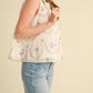 &Merci - Embroidered Babydoll Top