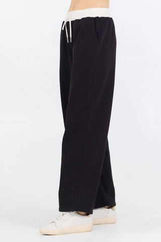 Vintage Havana - Fleece Pant w/Poplin Waist