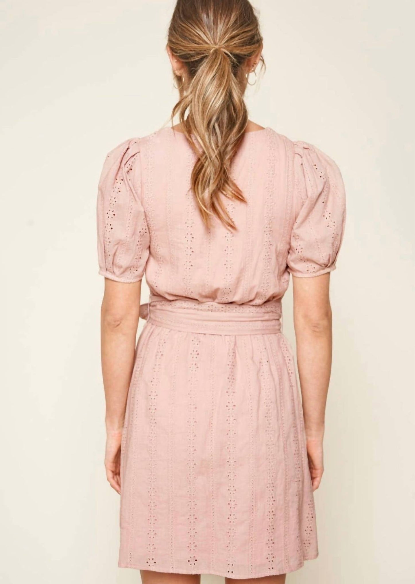 Sugarlips - Westwood Puff Sleeve Eyelet Dress